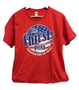 25th Anniversary Thirsty Pony Tee w/ Multi-Color Commemorative Logo